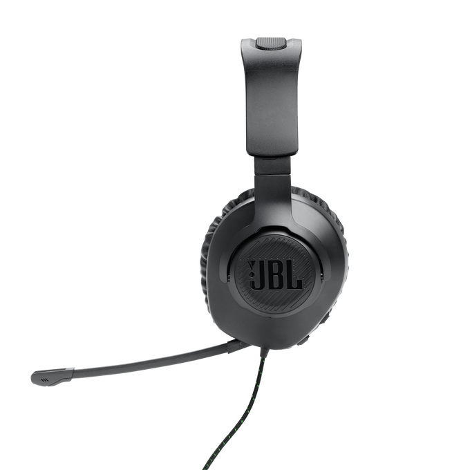 JBL Quantum 100X Console - Black - Wired over-ear gaming headset with a detachable mic - Left image number null